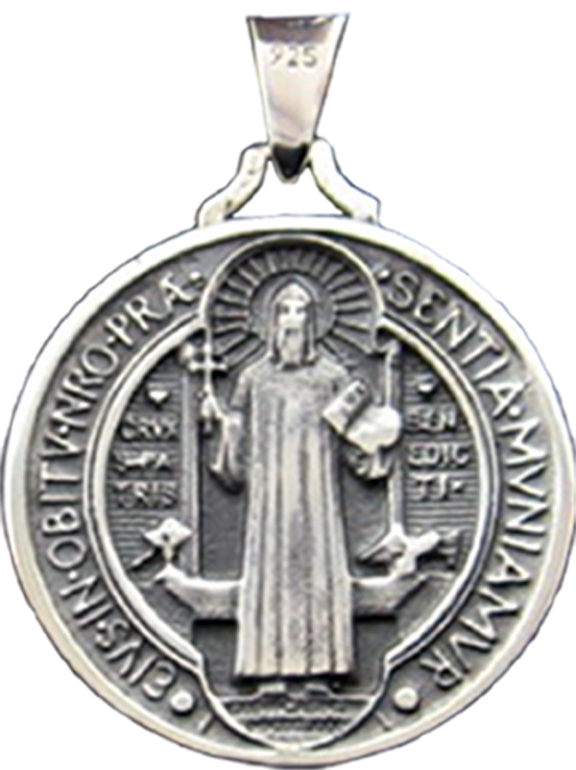 Cruz De San Benito - Saint Benedict Medal (576x770), Png Download