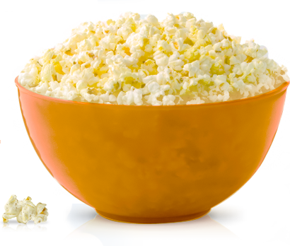 Pipoca - White Rice (410x348), Png Download