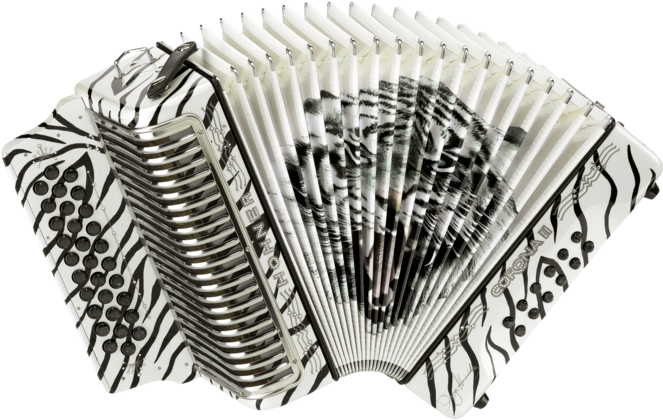Corona Ii Los Tigres Signature Series - Hohner Corona Ii Los Tigres, Fbbeb, White (700x700), Png Download