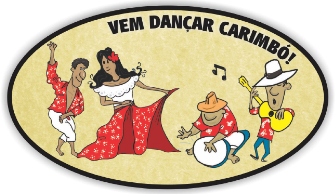 Festival Do Folclore - Desenho Danca Do Carimbo (1140x650), Png Download
