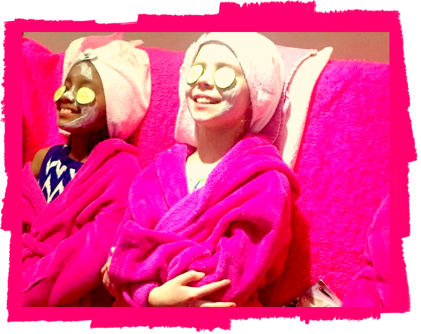 Children's Spa Parties Edmonton, N18 - Child (827x657), Png Download