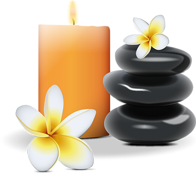 Peace And Comfort Home Spa Parties Mobile Spa Services - Spa Candle Png (414x365), Png Download