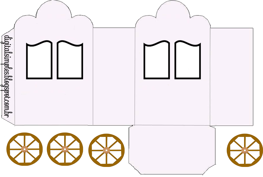 Sweet 16 Free Printable Princes Coach Box In Pink - Children In Van (960x664), Png Download