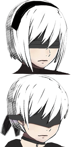 Nier Automata 2b 9s Nier Automata Edit I'm - Nier Automata Persona 5 (517x513), Png Download
