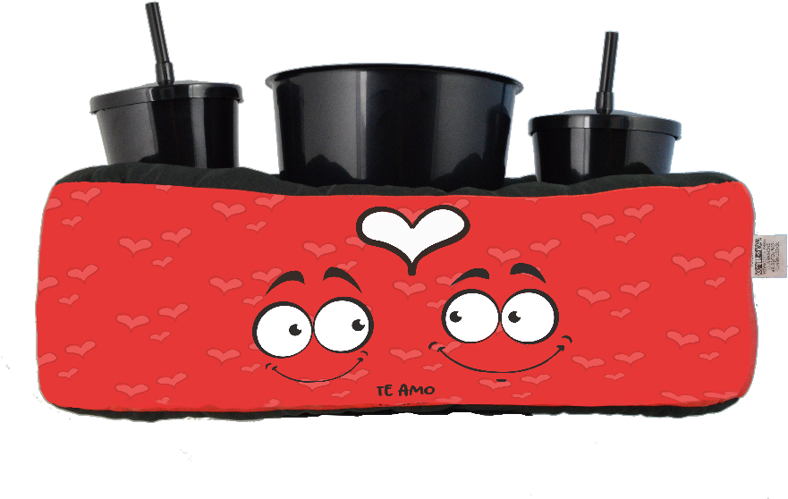 Adicionar Aos Favoritos - Almofada Pipoca Com Copo Canudo Ao Seu Lado Simas (888x888), Png Download