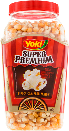 Yoki Milho Para Pipoca Super Premium Pote 650g - Almond (591x590), Png Download