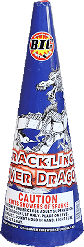 Crackling Silver Dragon - Party Supply (800x800), Png Download