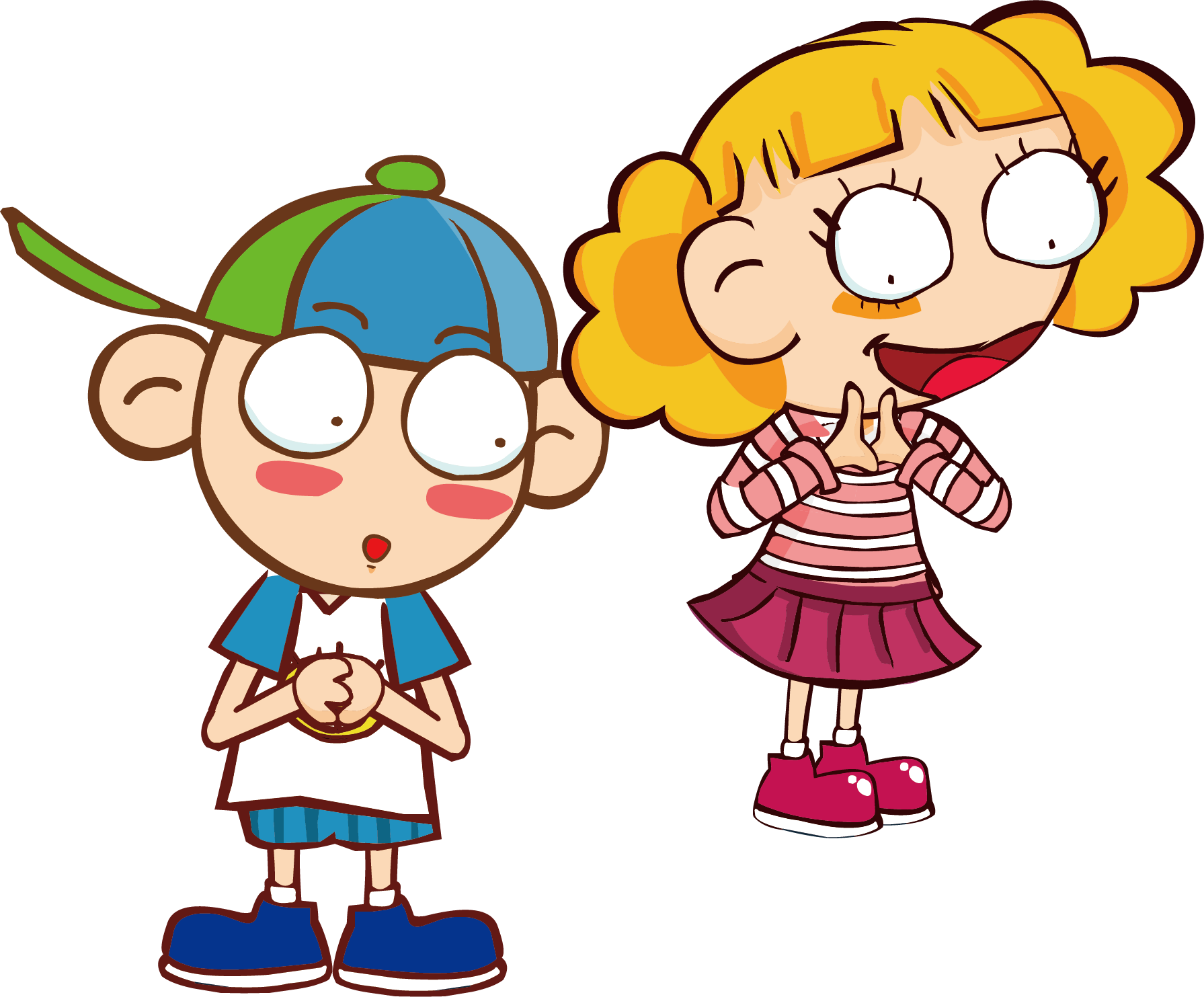 Child Surprise Computer File - Surprised Children Clipart (1791x1483), Png Download