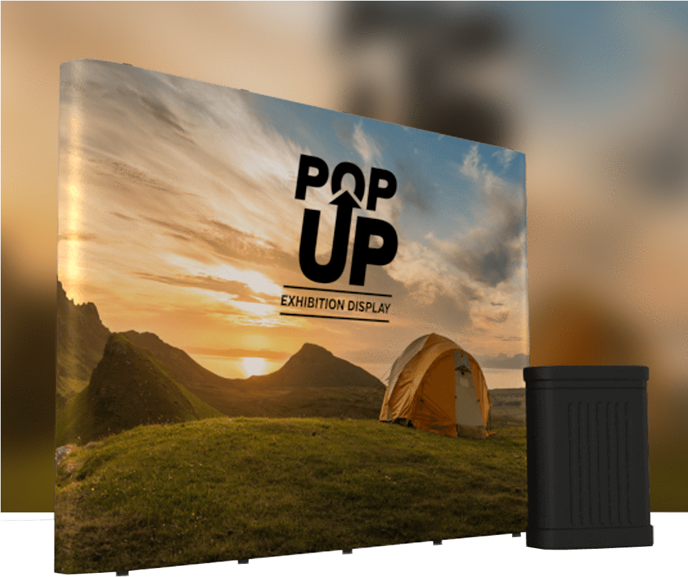 Pop-up Banner Straight In By Vinyl Impression - Pop Up Exhibition Stand (1000x1000), Png Download