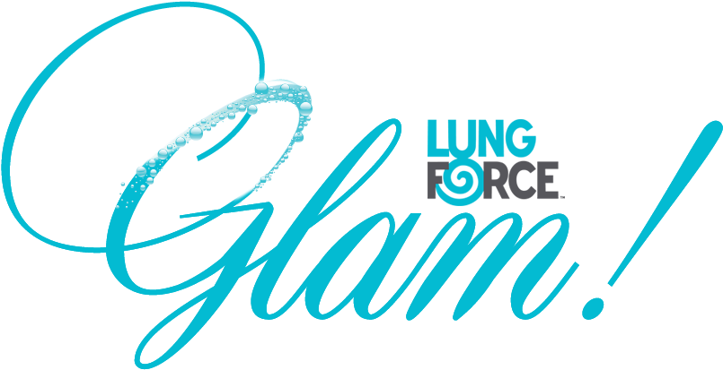 Lung Force Glam Logo - American Lung Association Lung Force Glam Event (825x448), Png Download