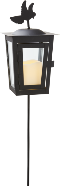 Led Grave Candle Serene - Gravljus Serene Led Timer 40cm Vit - Star Trading (600x600), Png Download