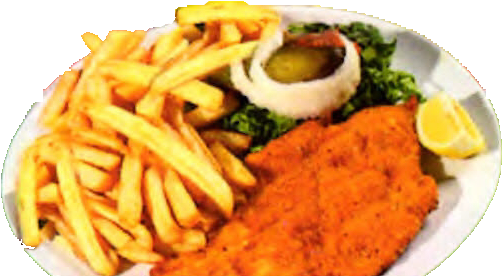 $5 - - Fish And Chips (534x300), Png Download