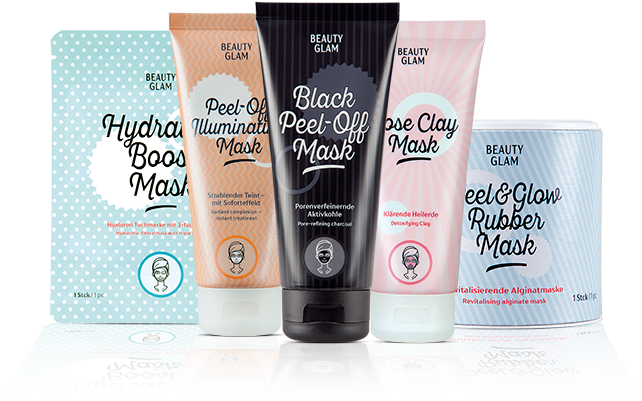 Packshot Gruppe Klein - Beauty Glam Masken (720x413), Png Download