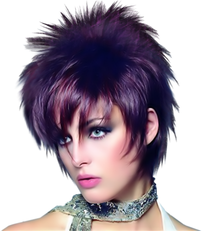 Tubes Visages De Femmes - Coupe Tendance (430x476), Png Download