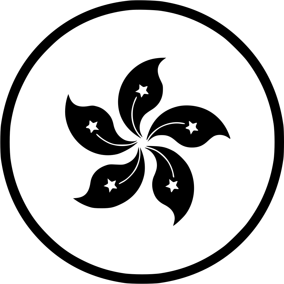 Country Flag Hongkong - Hong Kong Flower Symbol (981x982), Png Download