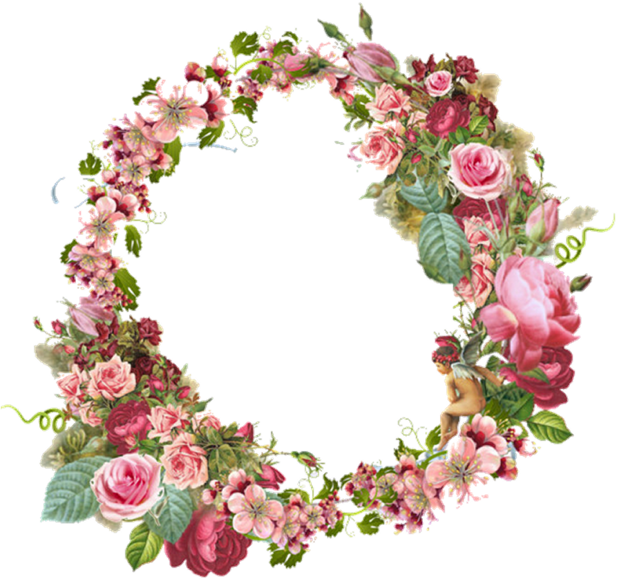 Fondos De Rosas - Flowers Frame (900x868), Png Download