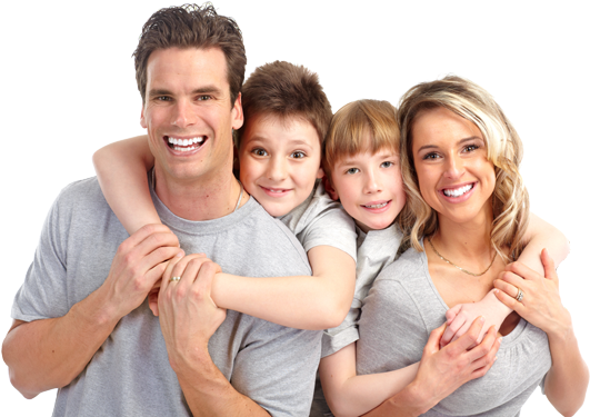 Image Description - Healthy Family (600x415), Png Download