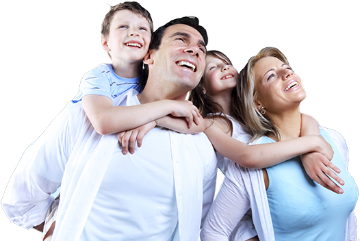 Familia Feliz En Delsur Hogar - Familias Felices Png (622x415), Png Download