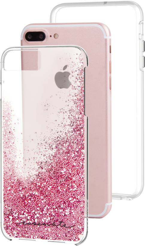 Oem Case-mate Naked Tough Waterfall Rose Gold For Iphone - Iphone 7 In Rose Gold (1024x1023), Png Download