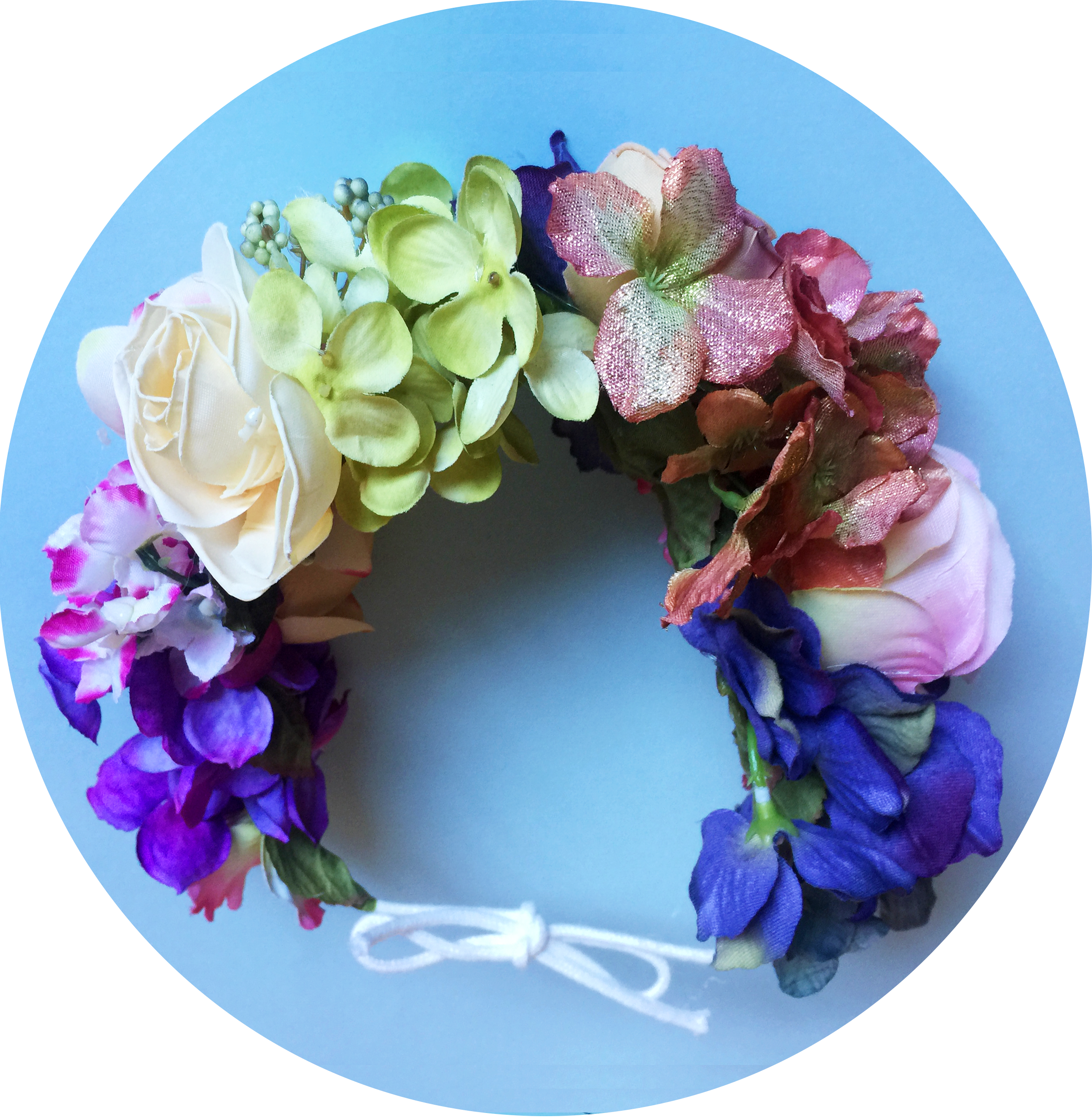 Corona De Flores Disponible En Nuestra Web - Artificial Flower (2392x2448), Png Download