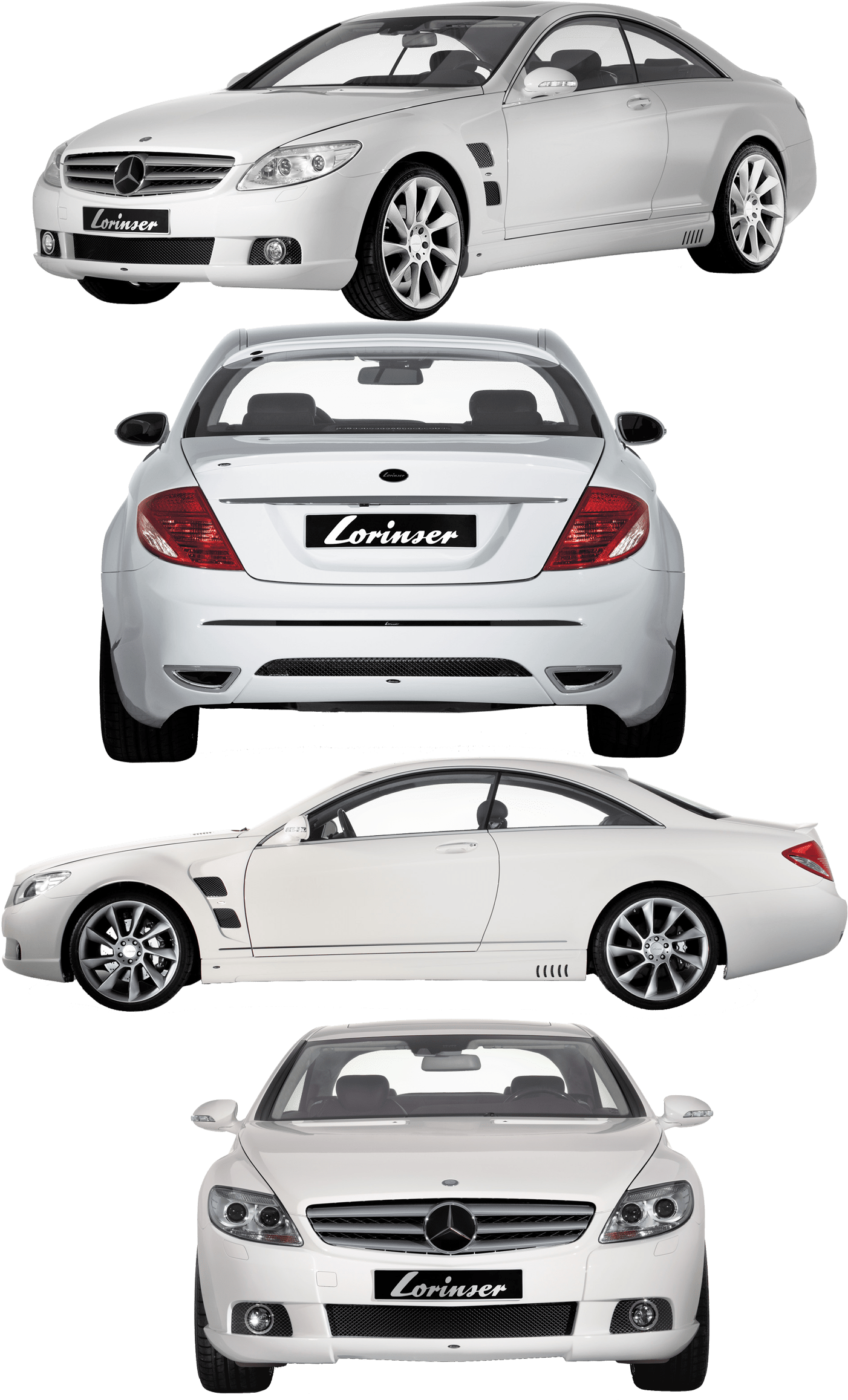 Car Png - Boční Práh Lorinser Pro Vůz Mb Třídy Cl (levý) (2362x2362), Png Download