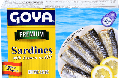 Goya Sardines In Oil, - Goya Foods (650x499), Png Download