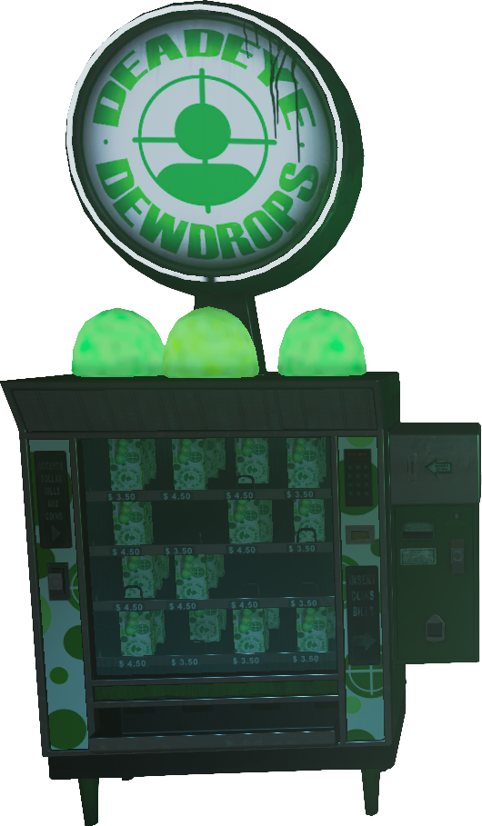 Deadeye Dewdrops Perk Machine Iw - Display Device (530x909), Png Download