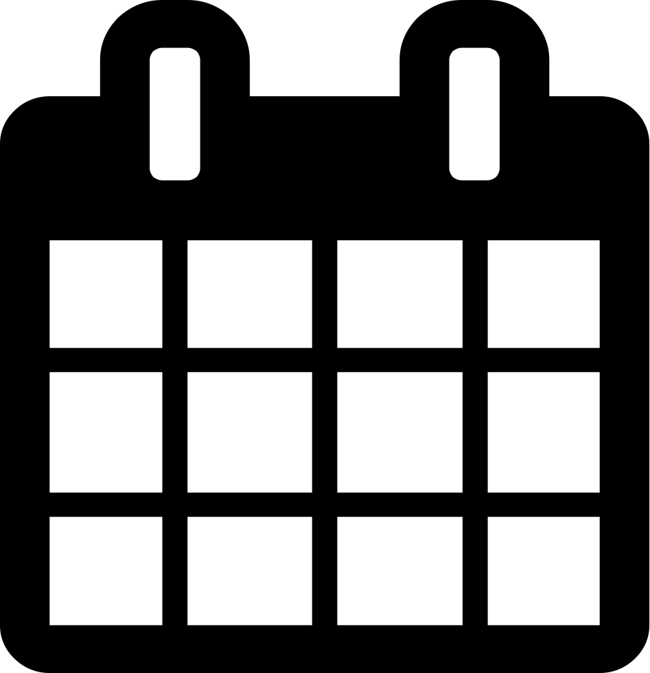 Fa Calendar Comments - Calendar Icon Font Awesome (947x980), Png Download