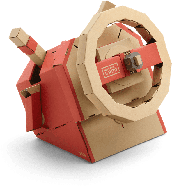 Labo Steering Wheel - Nintendo Labo Vehicle Kit (600x642), Png Download