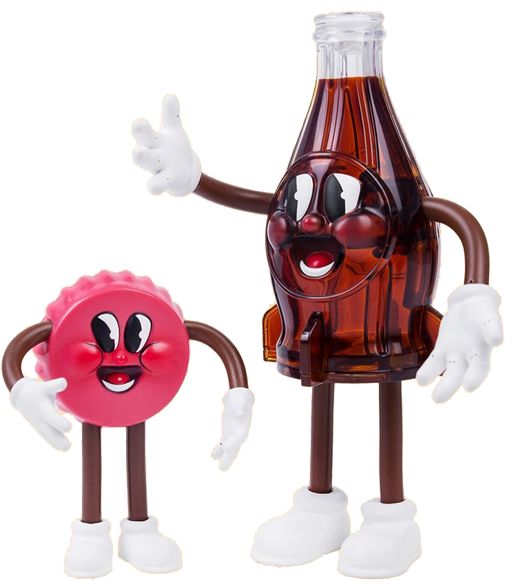 Fallout Figure Bottle And Cappy Bendables - Bottle Cappy (600x600), Png Download