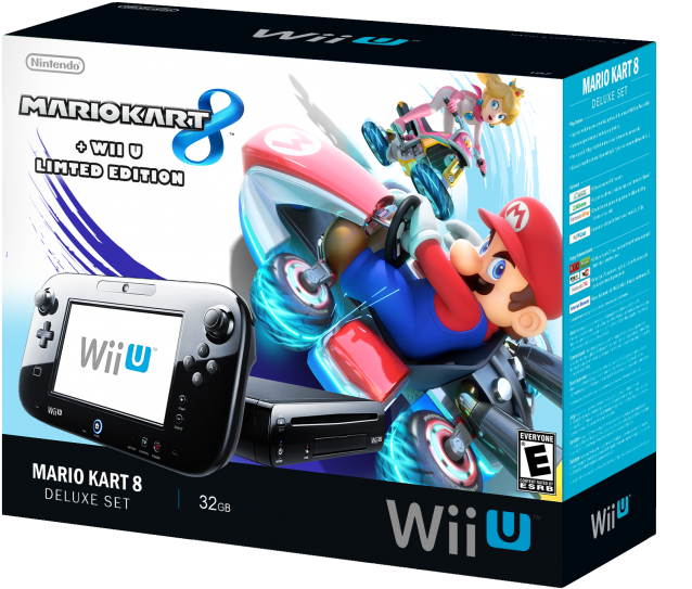 Mario Kart 8 Wii U Bundle Box Art Cover - Wii U Mario Kart Box (690x600), Png Download