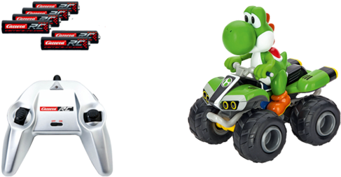 Carrera Mario Kart Yoshi (700x350), Png Download