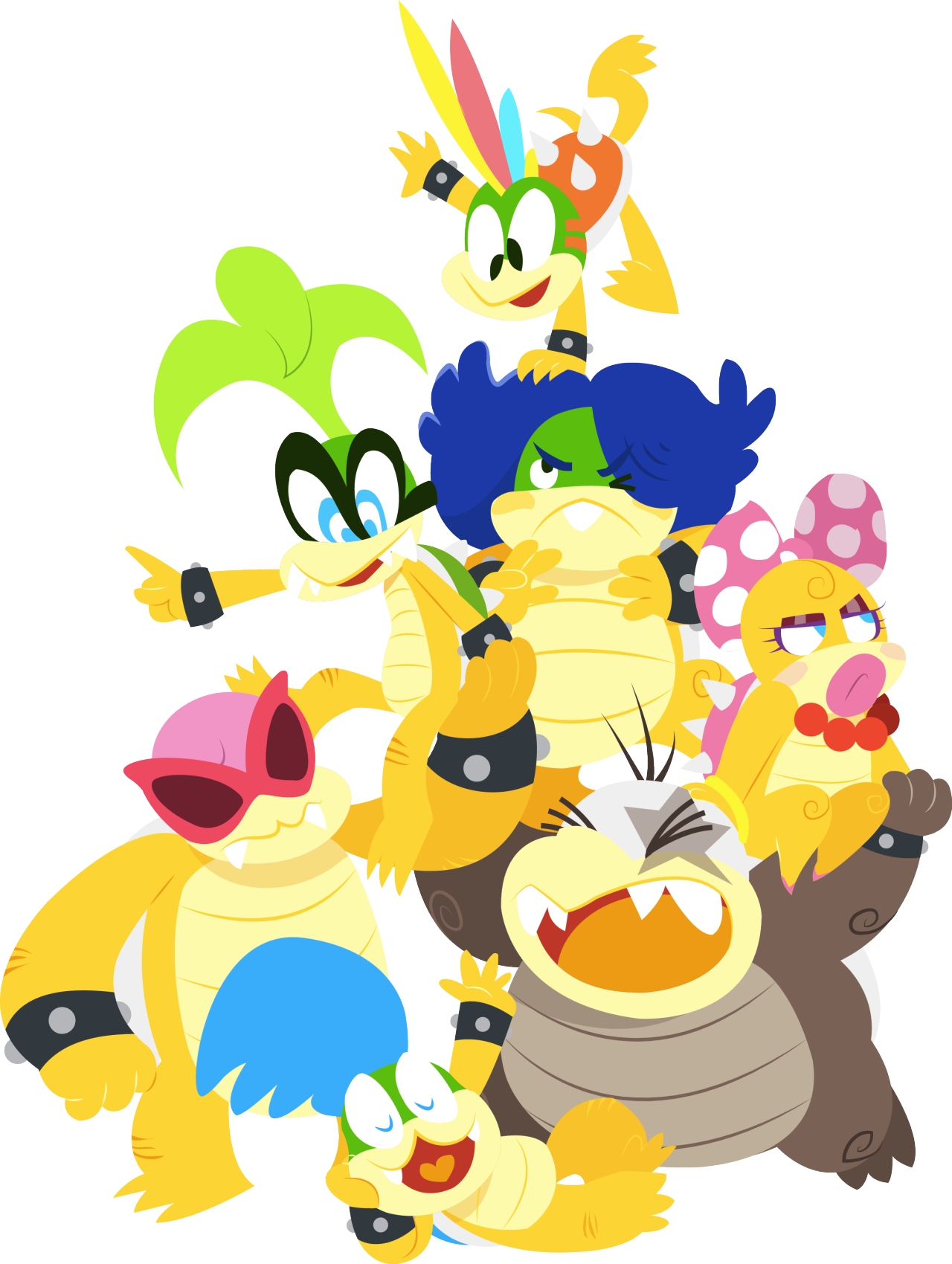 I Am So Proud Of These Little Babies For Making It - Iggy Koopa Fan Art (1280x1700), Png Download