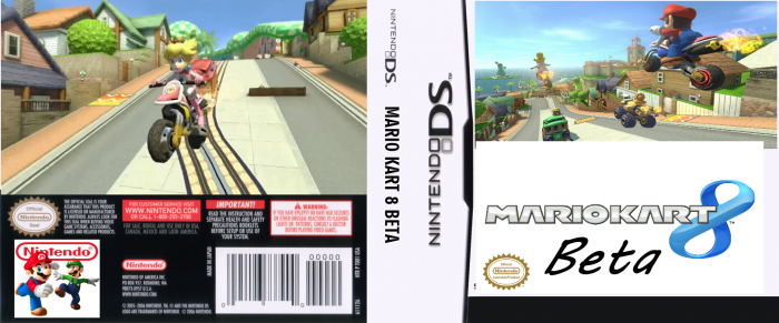 Mario Kart 8 Beta Box Art Cover - Nintendo Wii U Mario Kart 8 Premium Pack - Wii U (700x291), Png Download