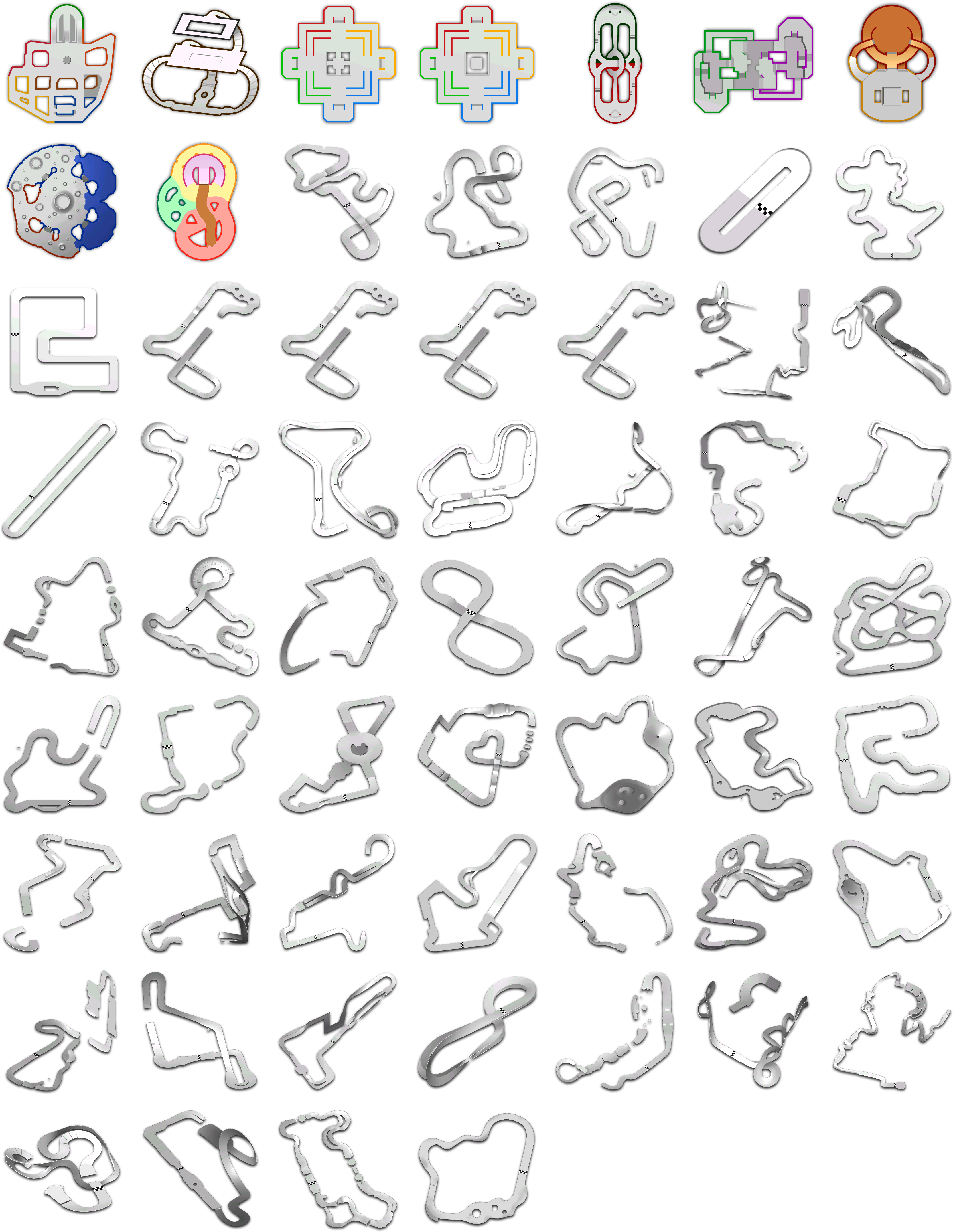 Click For Full Sized Image Course Maps (3402x4347), Png Download