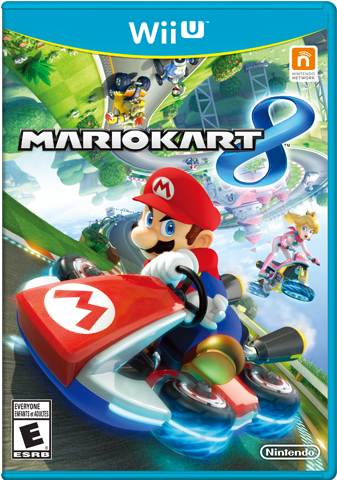 Mario Kart - Mario Kart 8 Wii U Case (640x480), Png Download