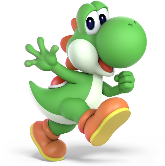 Yoshi's Official Artwork - Super Smash Bros Ultimate Characters (600x600), Png Download