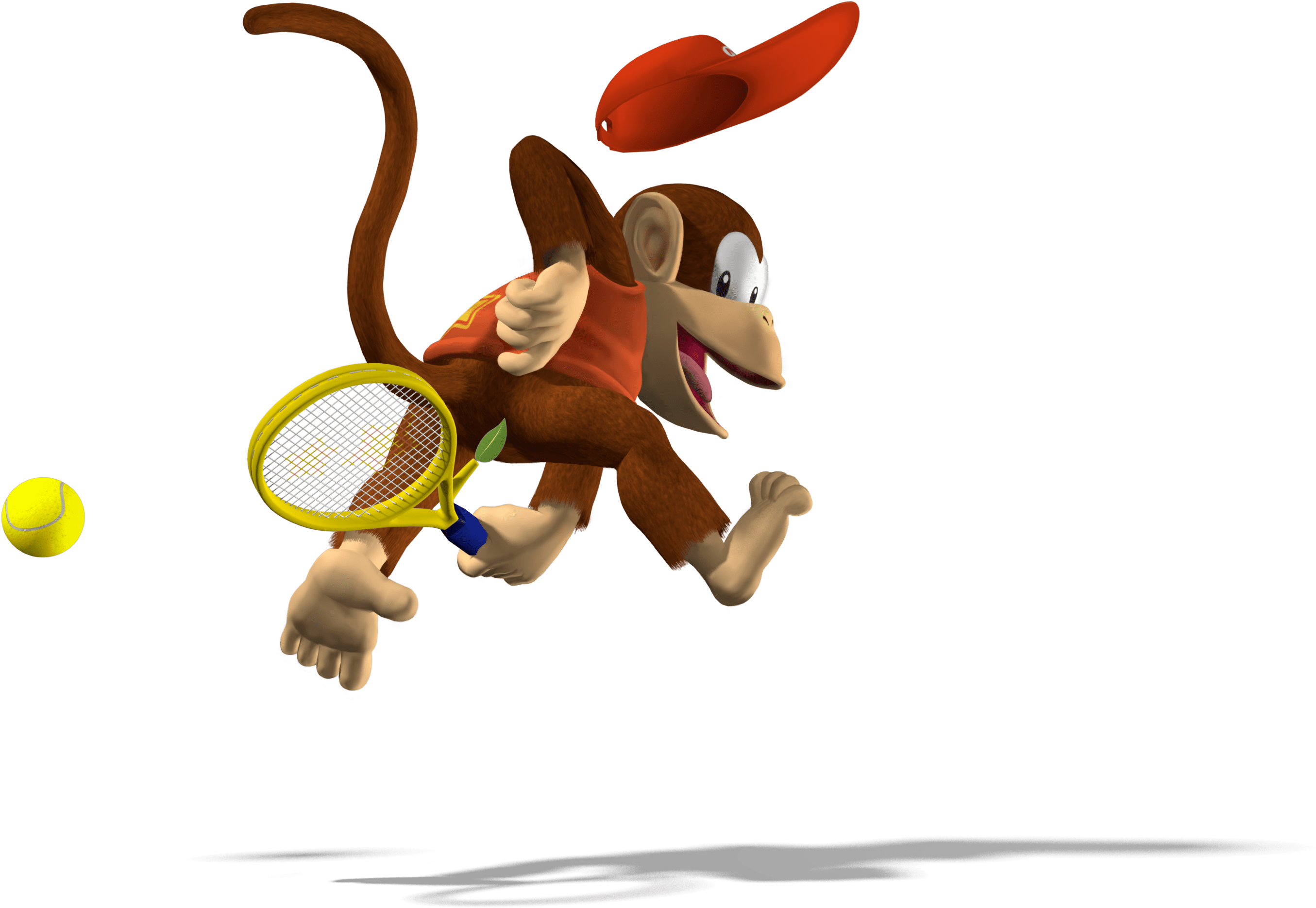 Whilst Diddy's Kong Quest Codified The Nintendo Logo - Diddy Kong Mario Tennis Aces (2835x2200), Png Download