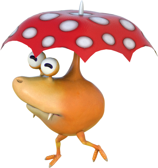 349kib, 873x720, Bulbrella - Hey Pikmin Unused Enemies (873x720), Png Download