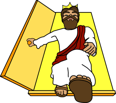 King Jesus - Jesus The King Clipart (400x355), Png Download