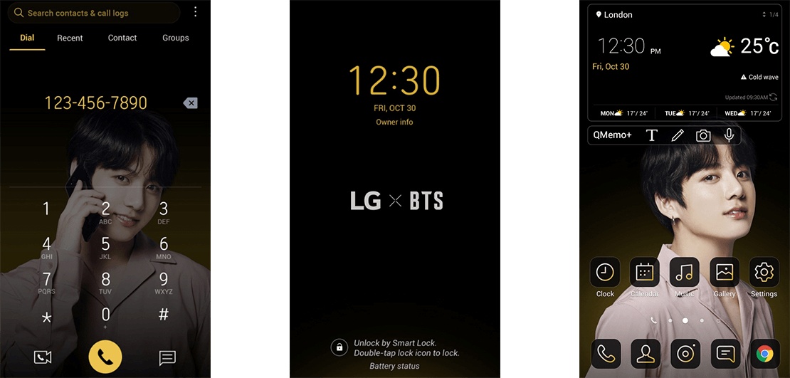 Tema Exclusivo Bts No Seu Celular Jungkook - Celular Q7 Lg Bts (1110x531), Png Download