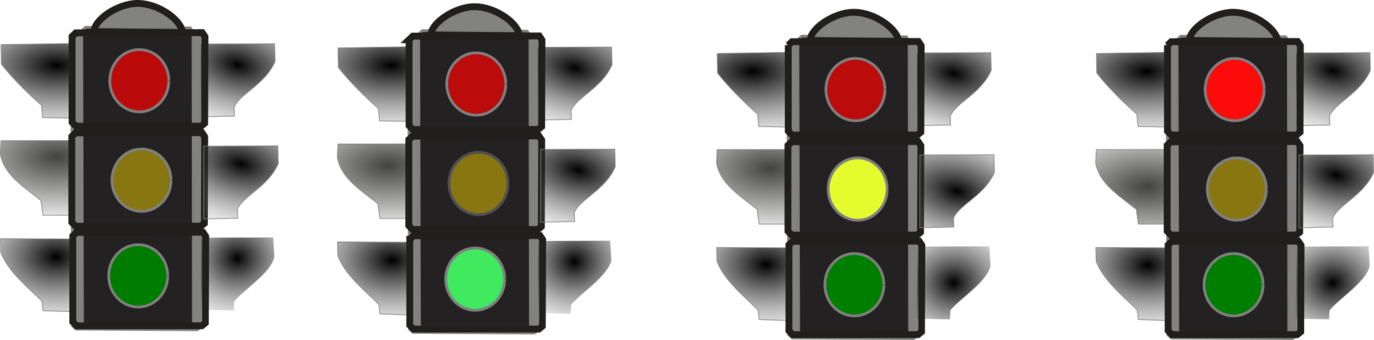 Traffic Light Computer Icons Stop Sign Traffic Sign - สัญลักษณ์ แยก ไฟ แดง (1374x340), Png Download