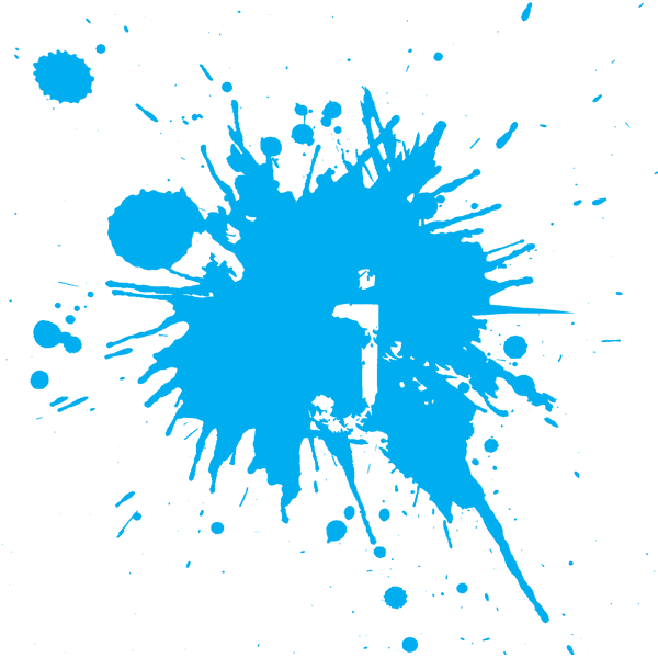 Green And Blue Splatter Transparent Background Pictures - Portable Network Graphics (600x600), Png Download