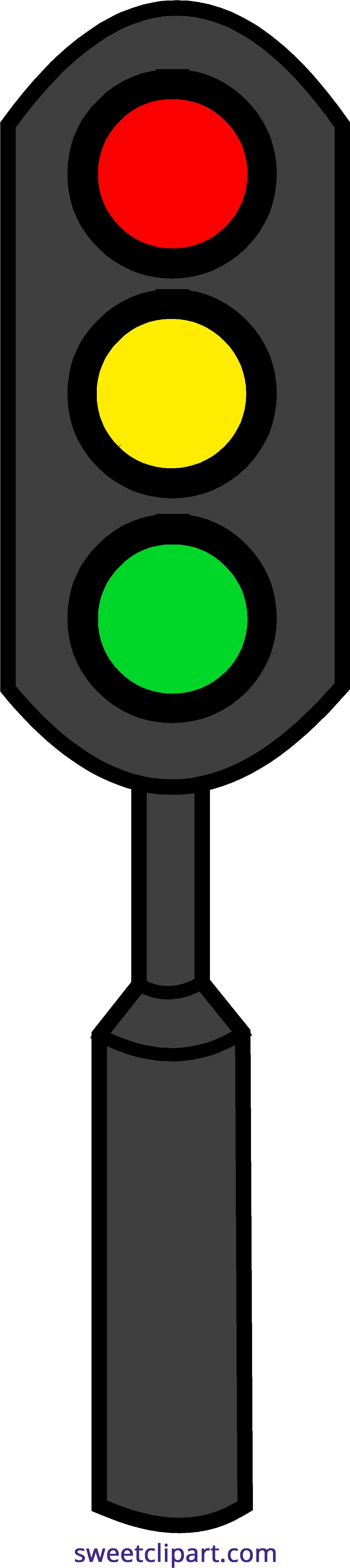 At Getdrawings Com Free For Personal Use - Traffic Light Sign Clip Art (1419x5907), Png Download