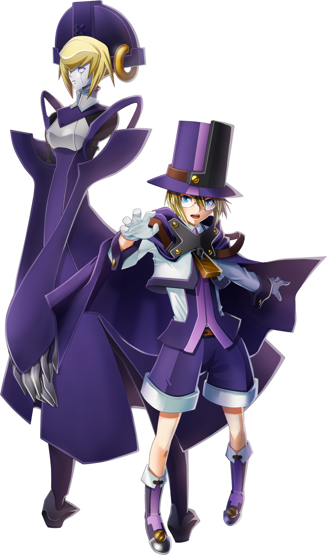 Carl Clover From Blazblue Is A Pretty Good Comparison - Blazblue Carl Clover (1116x1892), Png Download