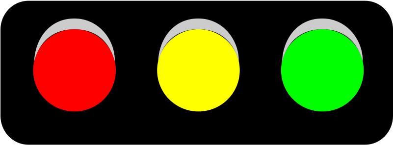 Traffic Light Clipart Horizontal - Traffic Light (800x400), Png Download