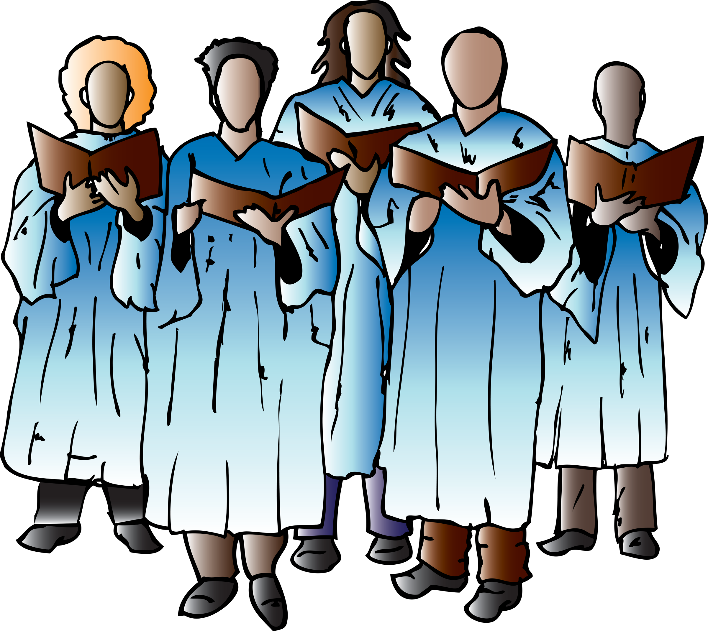 Christ Clipart Men's Choir - Choir Clipart (2400x2140), Png Download