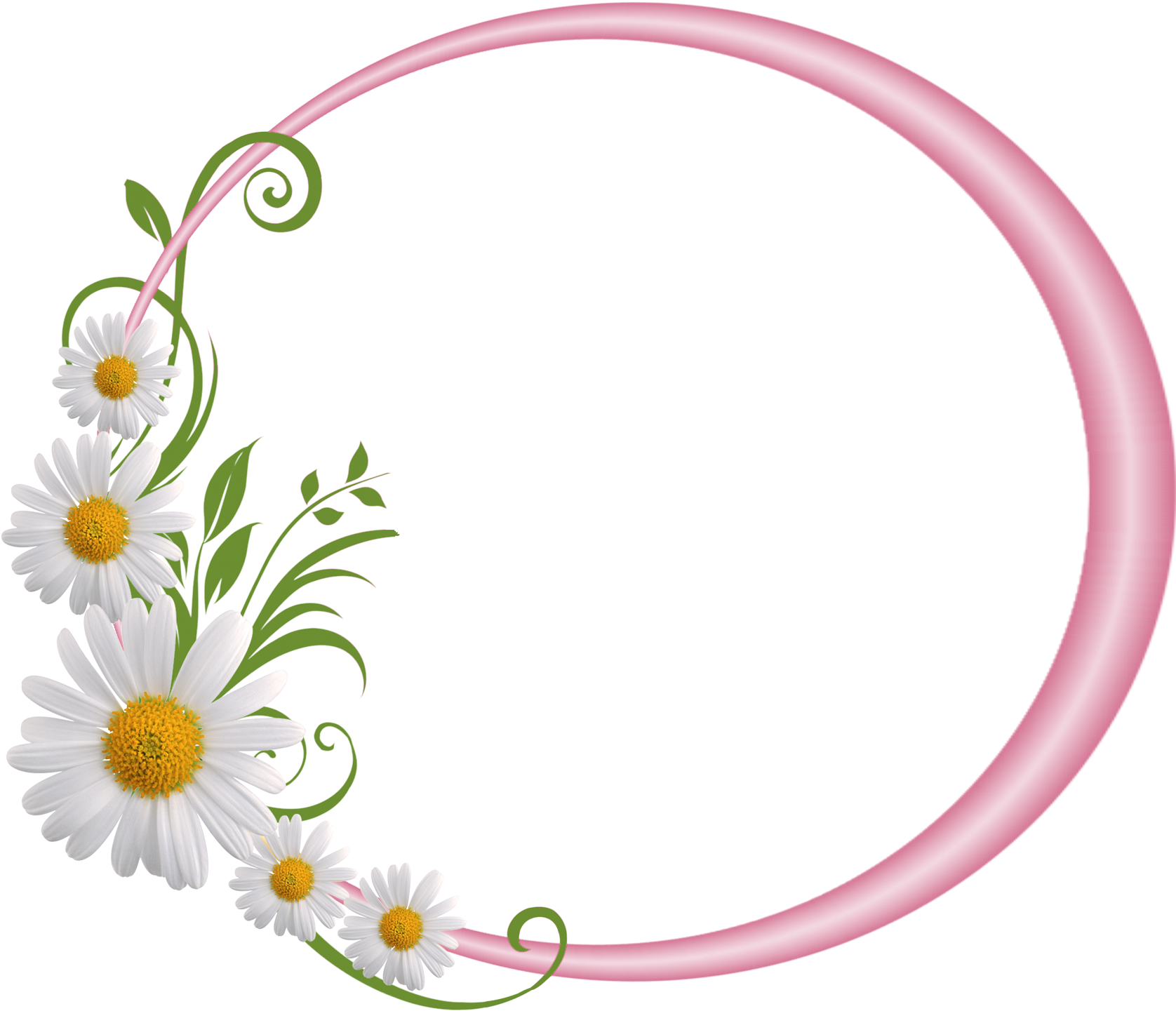 Daisy Clipart Frame - Have A Blessed Sabbath (1700x1460), Png Download