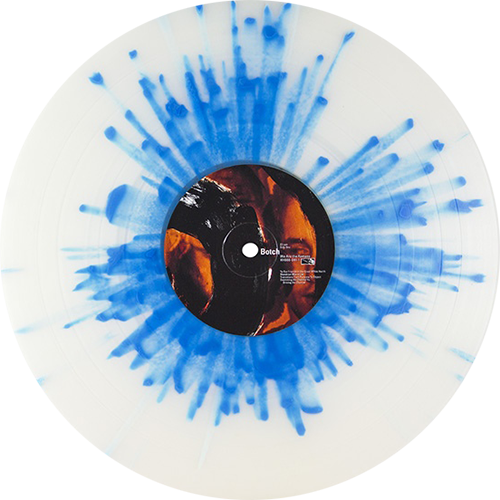 Clear With Blue Splatter Vinyl - Phonograph Record (500x500), Png Download