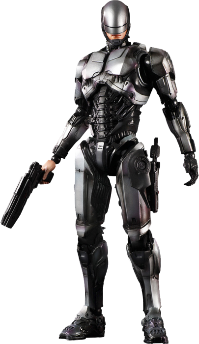 Robocop: Play Arts Kai Action Figures: Robocop 1.0 (405x700), Png Download